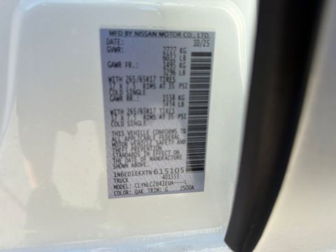 New 2026 Nissan Frontier SV w/ SV Convenience Package image 32