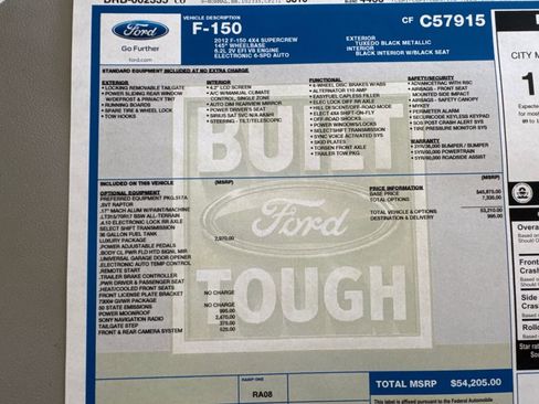 Used 2012 Ford F150 Raptor w/ Raptor Luxury Pkg image 11