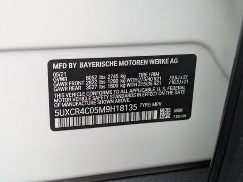 Used 2021 BMW X5 sDrive40i w/ Premium Package 2 RWD image 37