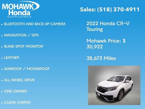 Certified 2022 Honda CR-V Touring image 7