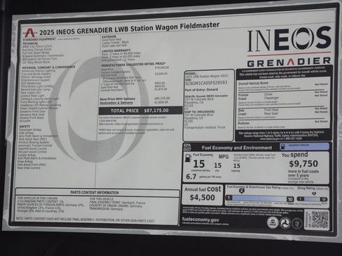 Used 2025 INEOS Grenadier AWD/4WD image 25