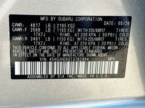 New 2026 Subaru Crosstrek 2.0i Premium AWD/4WD image 40