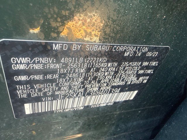 Used 2024 Subaru Forester Limited AWD/4WD image 9