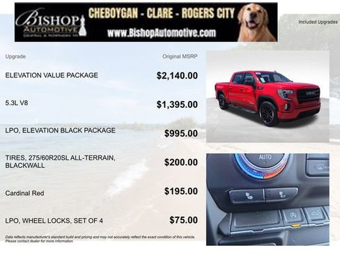 Used 2020 GMC Sierra 1500 Elevation w/ Elevation Value Package AWD/4WD image 3