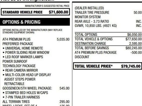 Used 2026 GMC Sierra 2500 AT4 w/ AT4 Premium Plus Package AWD/4WD image 2