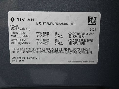 Used 2023 Rivian R1S Adventure Quad AWD/4WD image 8