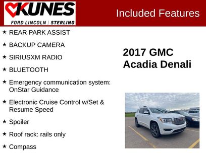 Used 2017 GMC Acadia Denali