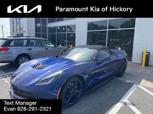Used 2019 Chevrolet Corvette Stingray Convertible w/ Carbon Flash Badge Package image 1