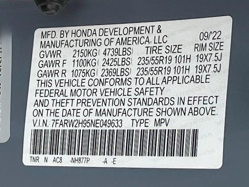 Used 2022 Honda CR-V Touring image 33