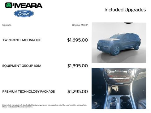 Used 2021 Ford Explorer Platinum w/ Equipment Group 601A image 4