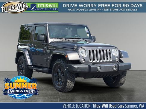 Used 2018 Jeep Wrangler Sahara w/ Connectivity Group AWD/4WD image 1