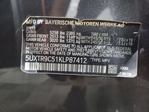 Used 2019 BMW X3 xDrive30i w/ Convenience Package AWD/4WD image 3