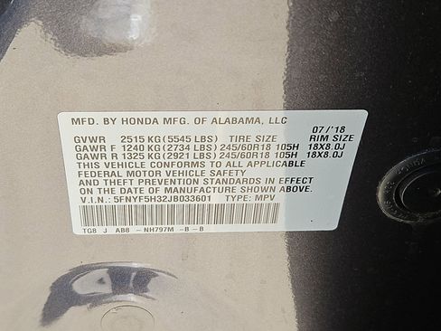 Used 2018 Honda Pilot EX image 33