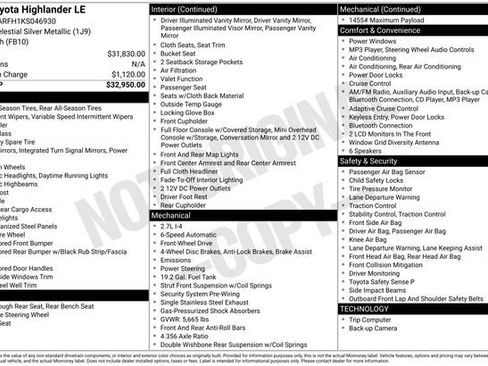 Used 2019 Toyota Highlander LE image 13