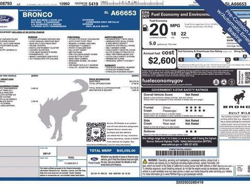 Used 2025 Ford Bronco Big Bend AWD/4WD image 24