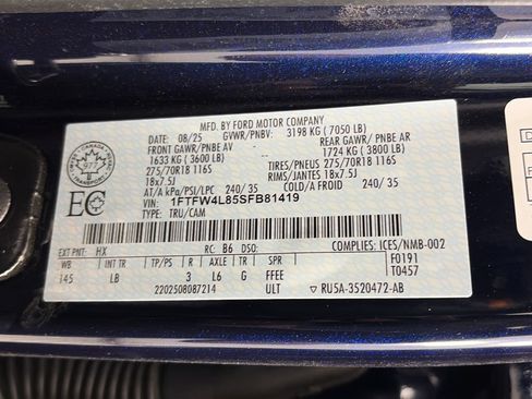 Certified 2025 Ford F150 Tremor AWD/4WD image 9