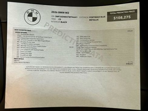 Used 2026 BMW M2 CS RWD image 48