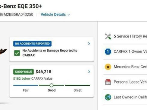Certified 2024 Mercedes-Benz EQE 350+ SUV image 3