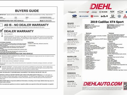 Used 2019 Cadillac XT4 Sport w/ Cold Weather Package image 35