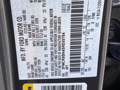 Used 2025 Ford Bronco Sport Big Bend w/ Convenience Package image 43