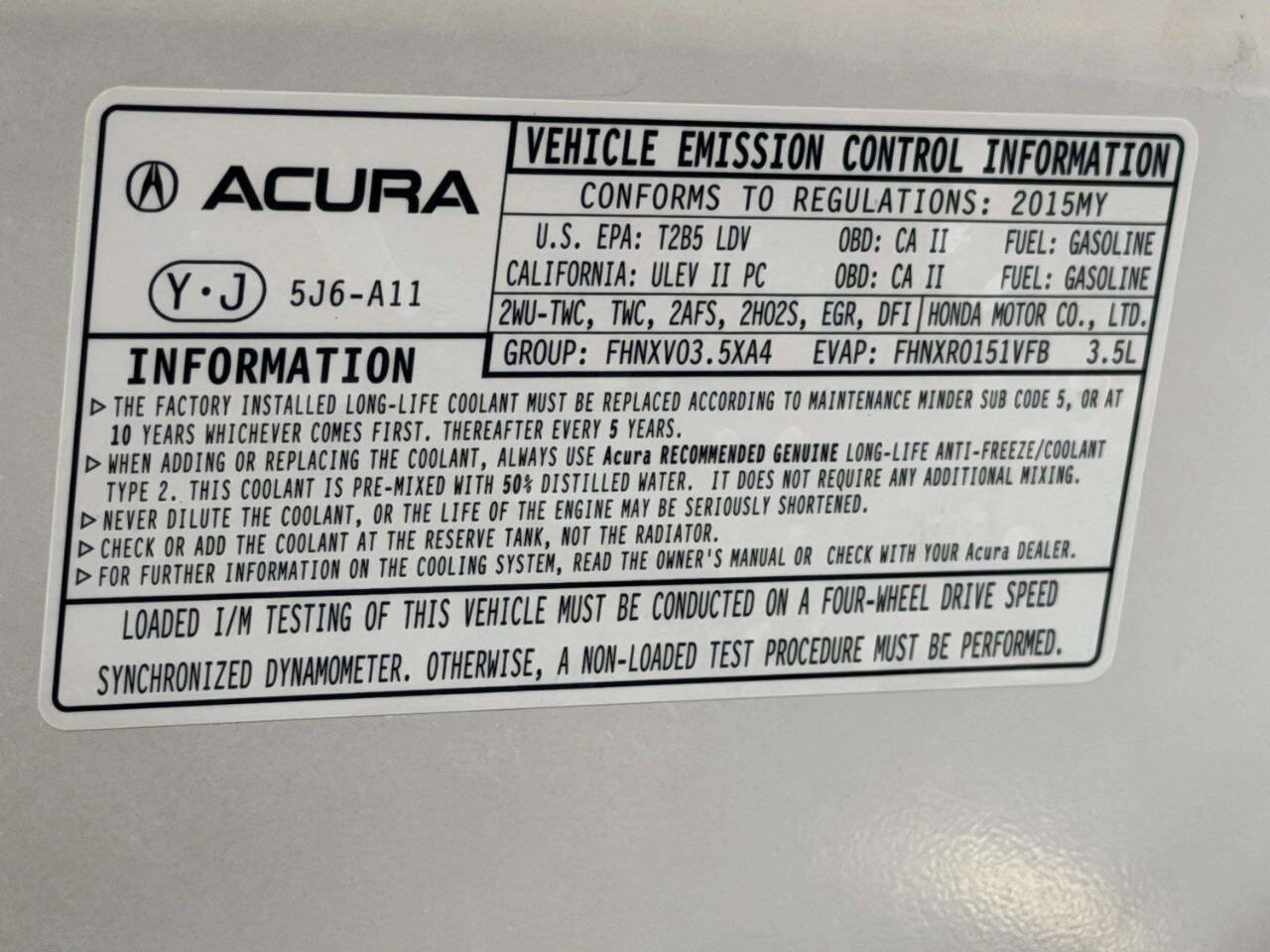 Used 2015 Acura MDX SH-AWD image 38
