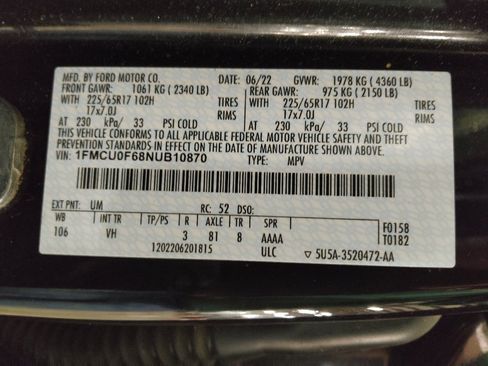 Used 2022 Ford Escape S image 33