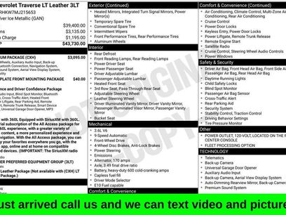 Used 2021 Chevrolet Traverse LT w/ LT Premium Package
