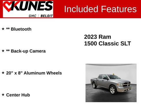 Used 2023 RAM 1500 Classic SLT AWD/4WD image 2