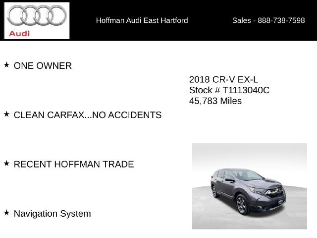 Used 2018 Honda CR-V EX-L image 6