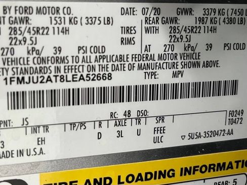 Used 2020 Ford Expedition Limited w/ Special Edition Package AWD/4WD image 63