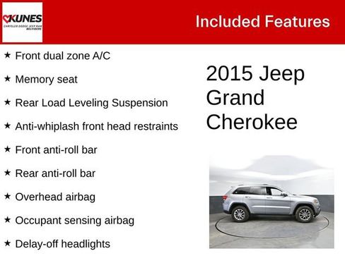 Used 2015 Jeep Grand Cherokee Limited w/ Trailer Tow Group IV image 3