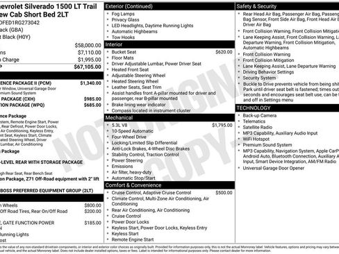 Used 2024 Chevrolet Silverado 1500 LT Trail Boss w/ Convenience Package II AWD/4WD image 5