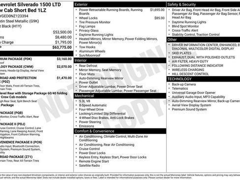 Used 2022 Chevrolet Silverado 1500 LTZ w/ LTZ Premium Package AWD/4WD image 27