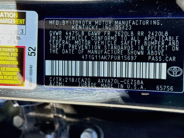 Used 2023 Toyota Camry SE FWD image 29