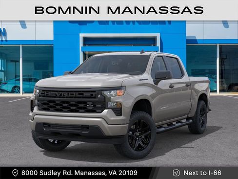 New 2026 Chevrolet Silverado 1500 Custom w/ Turbomax Blackout Package AWD/4WD image 7