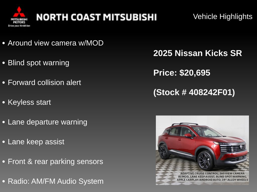 Used 2025 Nissan Kicks SR FWD image 2