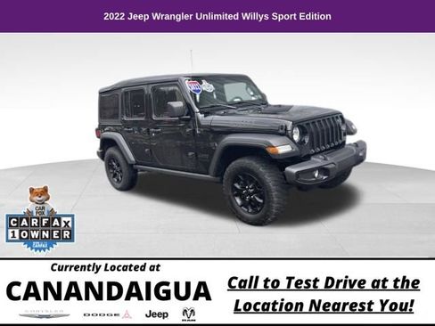 Used 2022 Jeep Wrangler Unlimited Sport AWD/4WD image 1