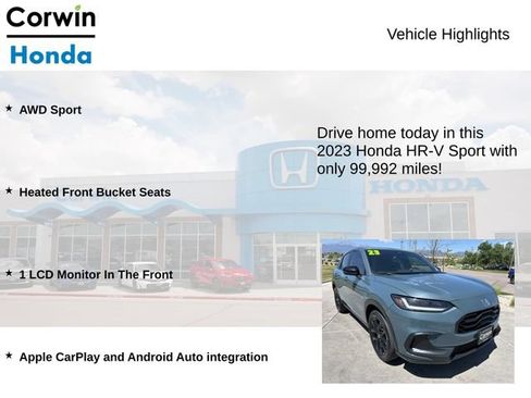 Used 2023 Honda HR-V Sport image 6