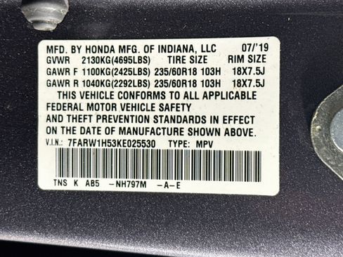 Used 2019 Honda CR-V EX image 38