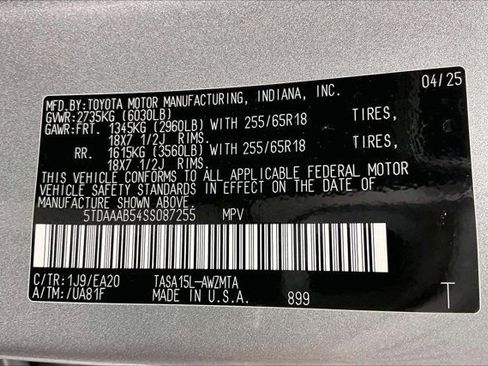 Used 2025 Toyota Grand Highlander AWD image 35