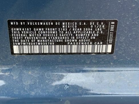 New 2026 Volkswagen Jetta SE image 24