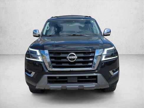 Used 2021 Nissan Armada Platinum w/ Captain's Chairs Package AWD/4WD image 2