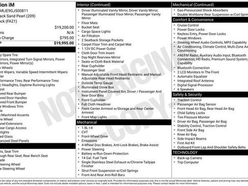 Used 2016 Scion iM image 15