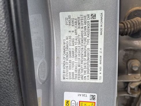 Certified 2022 Honda Civic Sport image 21