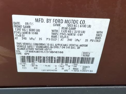 Used 2016 Ford Explorer XLT w/ Equipment Group 202A image 50