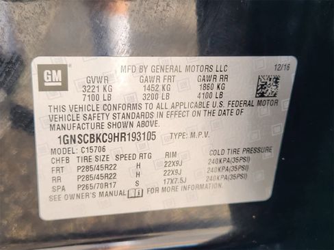 Used 2017 Chevrolet Tahoe LT w/ Texas Edition Package image 32