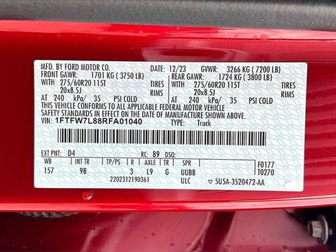 Certified 2024 Ford F150 Platinum image 33