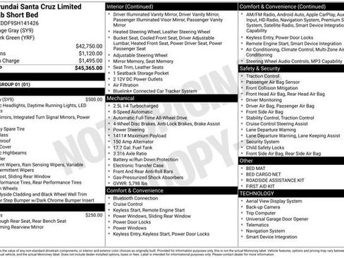 New 2025 Hyundai Santa Cruz Limited AWD/4WD image 25