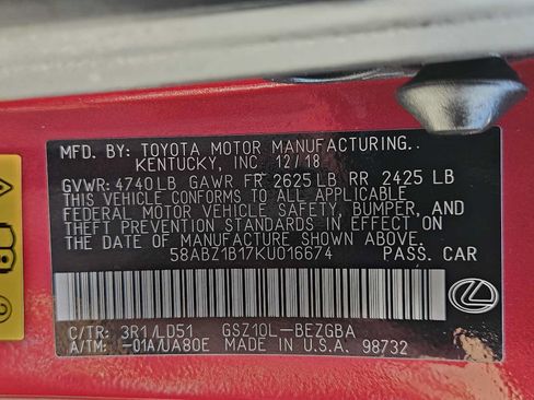 Used 2019 Lexus ES 350 w/ Premium Package FWD image 34