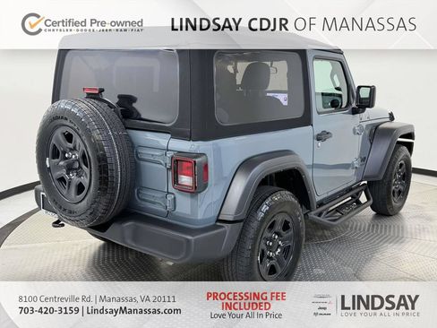 Certified 2024 Jeep Wrangler Sport AWD/4WD image 9